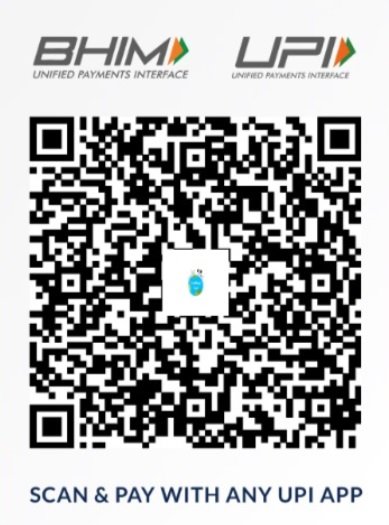 Scan below QR & Donate via UPI app
